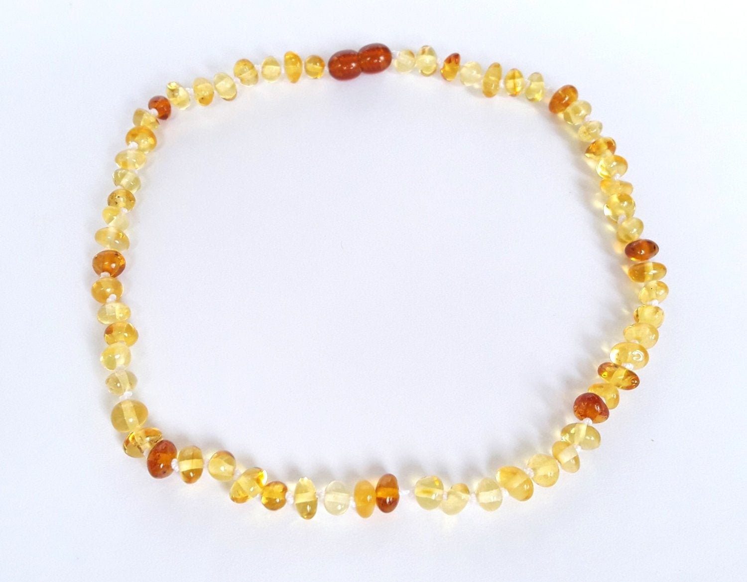 cognac amber necklace