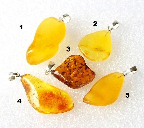 Natural Baltic Amber Pendant