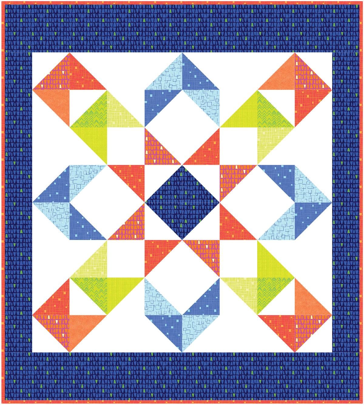 A Simple HST Quilt Pattern - Etsy