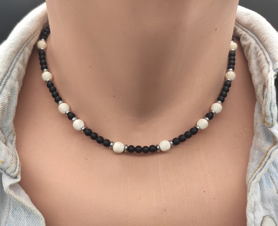Mens african beaded best sale necklace