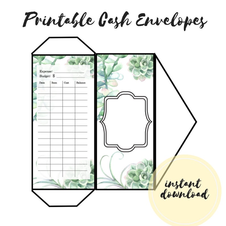 printable diy envelope system cash envelope template dave