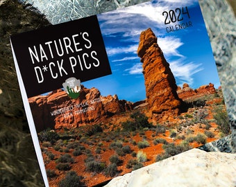 Funny Nature 2024 Calendar - White Elephant and Secret Santa Gag Gift