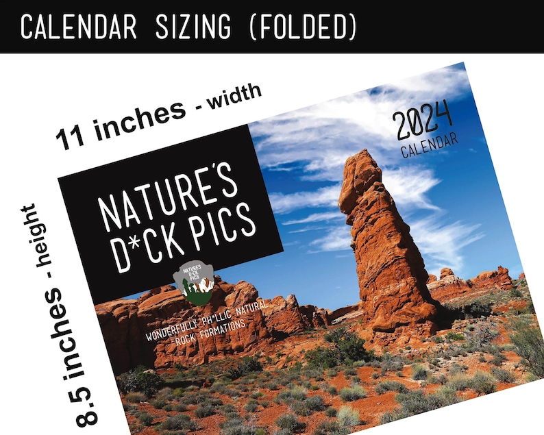 Funny Nature 2024 Calendar White Elephant and Secret Santa Gag Gift image 6