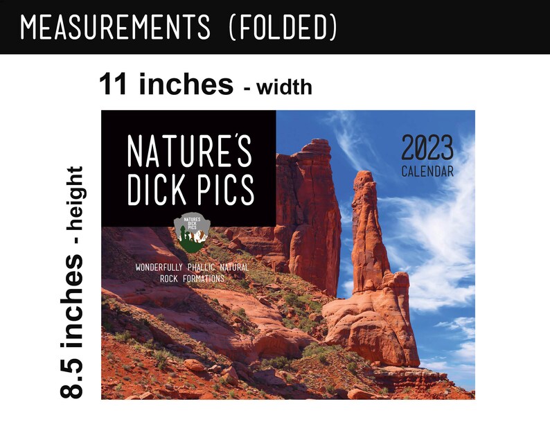 Natures Dick Pics 2023 Wall Calendar Funny Gifts Man Gift Etsy