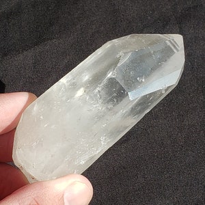 Lemurian Quartz Point: Time Link Window, Rainbow Crystal (132.5 grams)