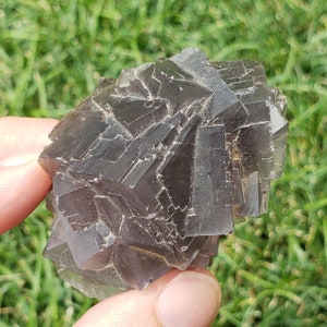 Purple Fluorite Cluster - Pakistan - 102.5 grams