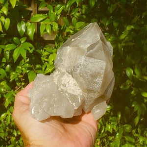 LARGE Elestial Smoky Quartz Crystal - Brazil - 887 grams