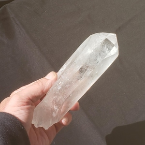 LARGE Diamantina Clear Quartz Point - Minas Gerais, Brazil - Channeler Face, Key Indentations