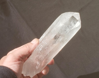 LARGE Diamantina Clear Quartz Point - Minas Gerais, Brazil - Channeler Face, Key Indentations