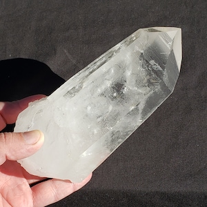 HUGE Diamantina Clear Quartz Point - Minas Gerais, Brazil - Dow Terminated
