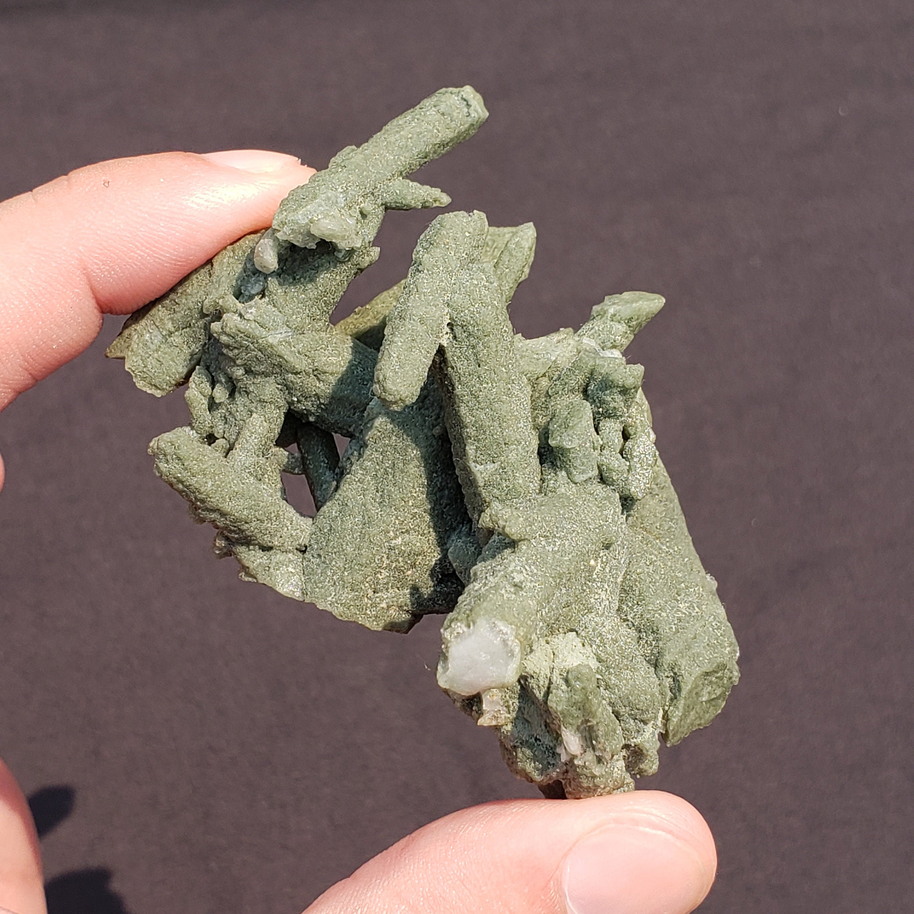 Chlorite Quartz Cluster Pakistan 58.6 Grams Etsy