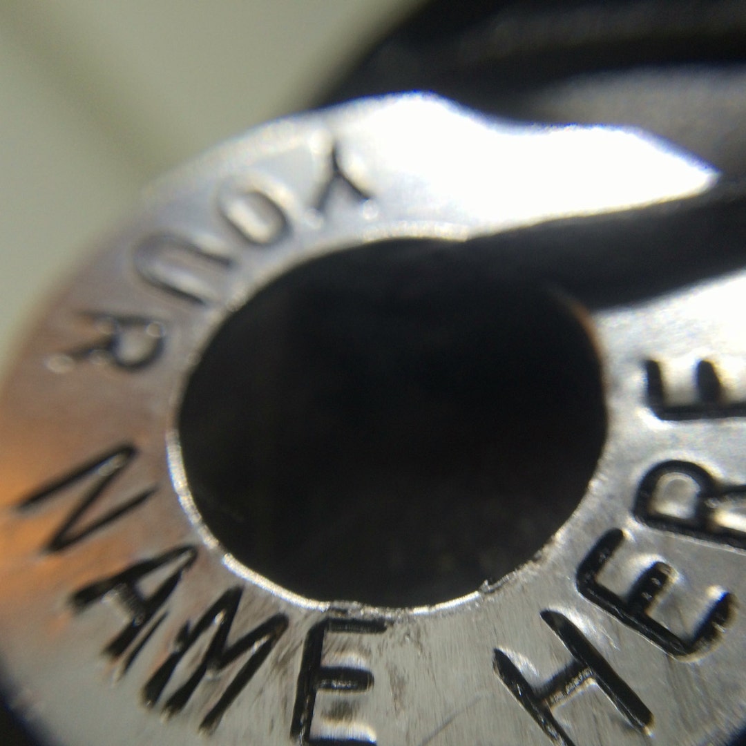 Custom Gift, Name Necklace, Personalised Necklace, Handstamped