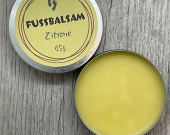 Fußbalsam - Fußcreme - Foot Balm - Fußpflege - Zitrone - Soapisch