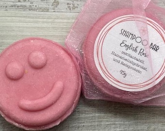 Shampoo Bar mit Baobaböl - English Rose - Soapisch