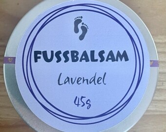Fußbalsam - Fußcreme - Foot Balm - Fußpflege - Lavendel - Soapisch