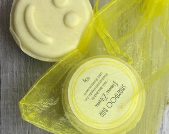 Shampoo Bar mit Baobaböl - Limone - Zitrone - Soapisch