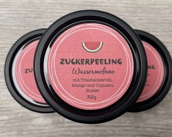 Zuckerpeeling Wassermelone - Sugar Peeling - Soapisch