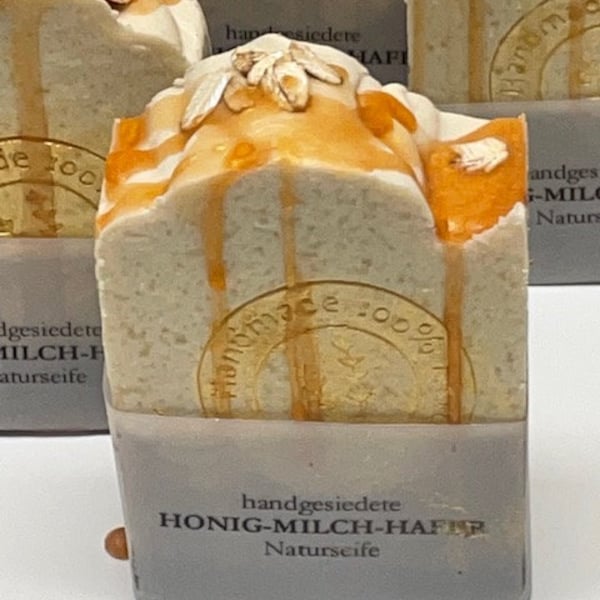 Honig-Milch-Hafer-Seife Naturseife Soapisch