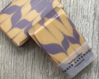 Amber-Lavendel Ziegenmilchseife - Goat Milk Soap - Soapisch