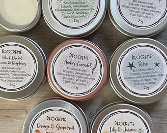 DEOCREME *Orange & Grapefruit* essential oils - without baking soda and starch, vegan