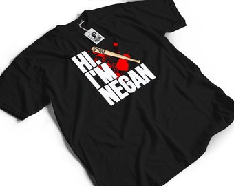 Hi I'm Negan T-Shirt - The Walking Dead Funny Gift Idea