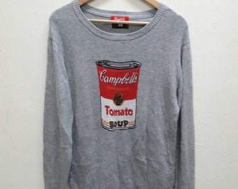 Hare x Campbells Tomato Soup Knitwear Jumper sweater