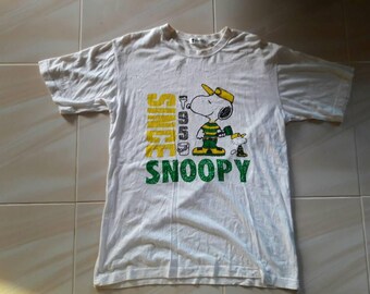 Vintage Snoopy Peanut Tshirt Large Size hip hop swag casual streetwear clothing