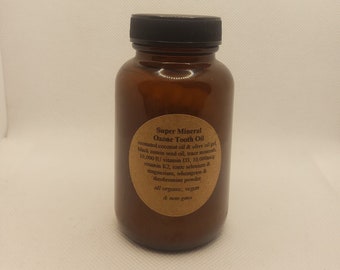 4oz Ozonated Super Mineral Ozone Remineralizing Tooth Oil