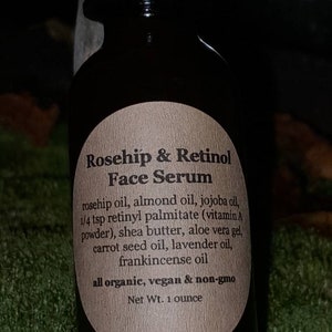 Rosehip & Retinol Organic Anti-Aging Face Serum