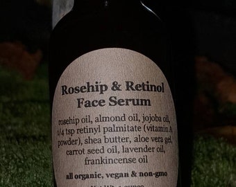 Rosehip & Retinol Organic Anti-Aging Face Serum