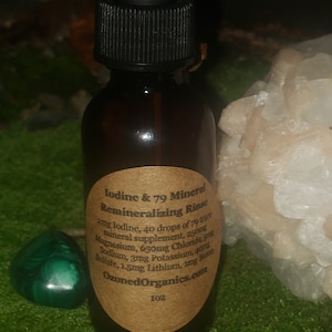 Jod & 79 Mineral Remineraliserande Swish 30 ml, 50 ml, 110 ml Ekologisk, Vegansk, GMO-fri
