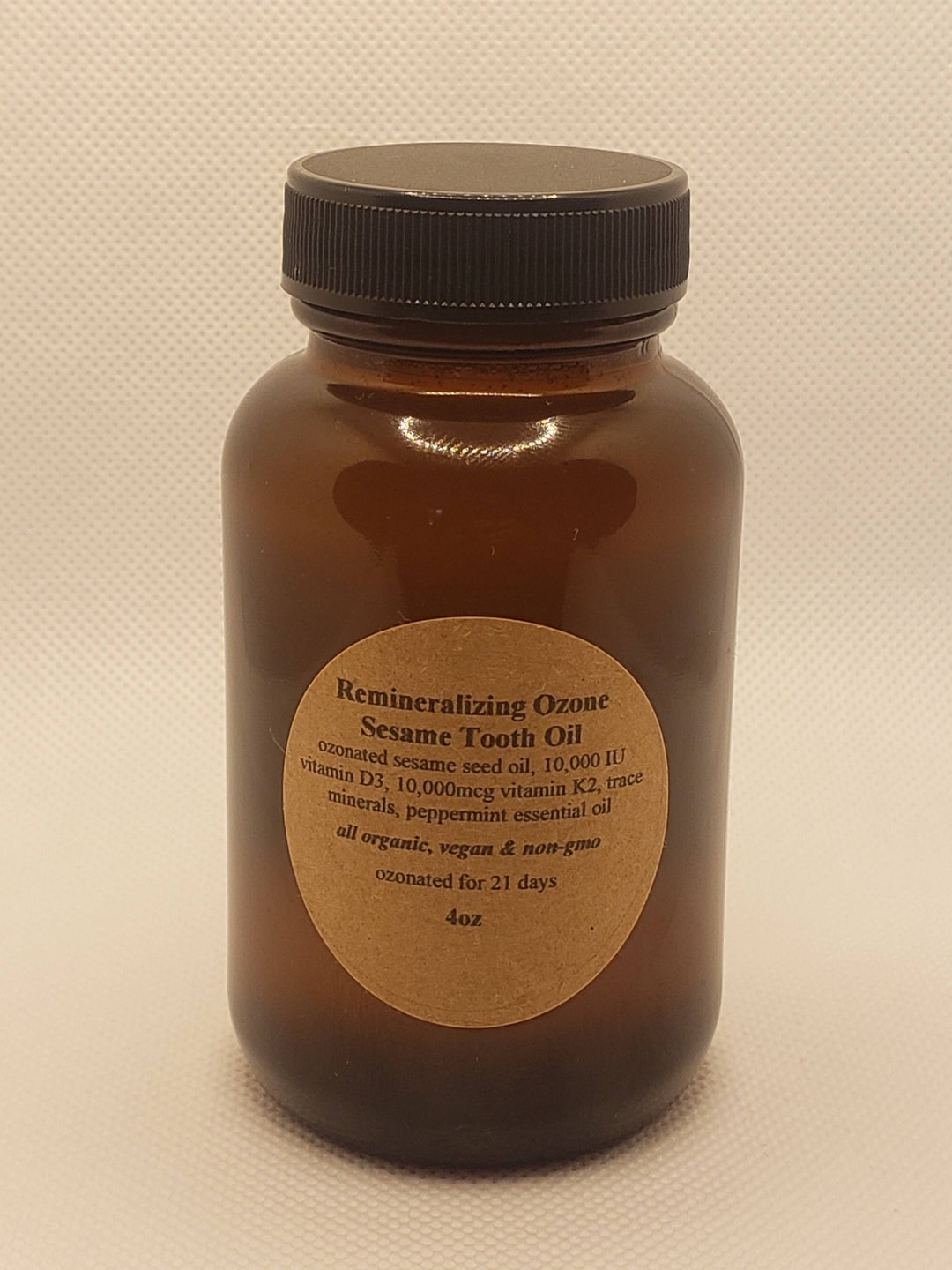 4oz Ozonated Remineralizing Sesame Tooth Oil Etsy