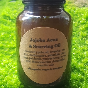 Jojoba Acne & Scarring Oil Organic, Vegan, Non-Gmo