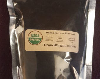 Organic Humic Fulvic Acid Powder 200g bag