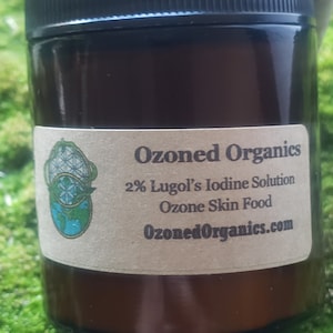 Jod- och ozonhudmat ekologisk, vegansk och icke-GMO