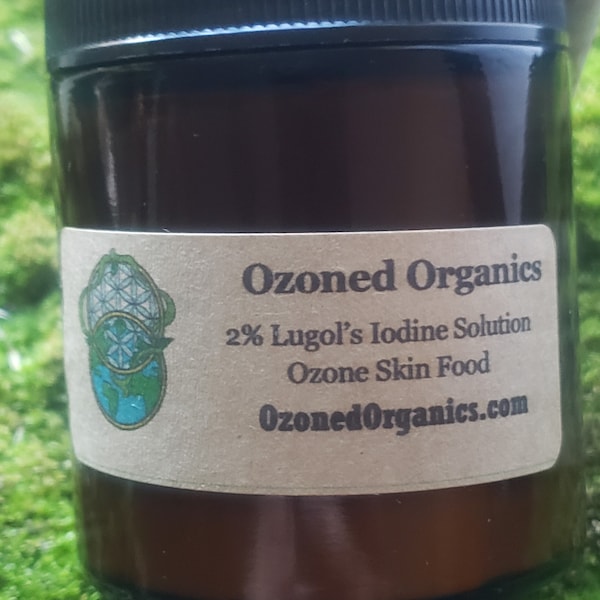 2oz or 4oz Iodine & Ozone Skin Food organic, vegan and nonGMO