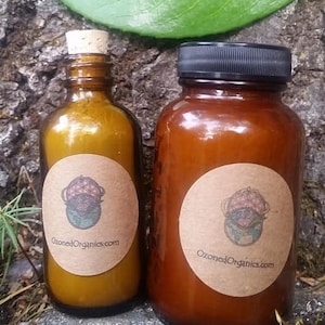 2 Unzen Bio-Zahnpflege-Set - Zahnpulver & ozonisiertes Zahnöl - Remineralisierendes und aufhellendes OZON