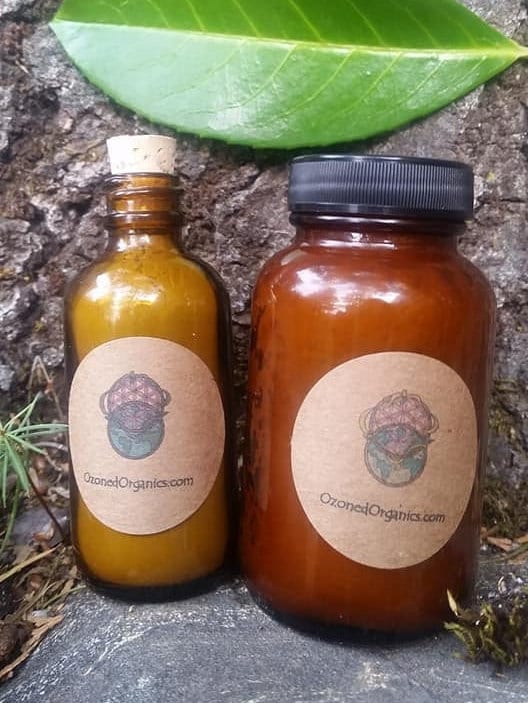 2oz Organic Tooth Care Set - Toothpowder & Ozonated Tooth Oil - Remineralizing and Whitening OZONE