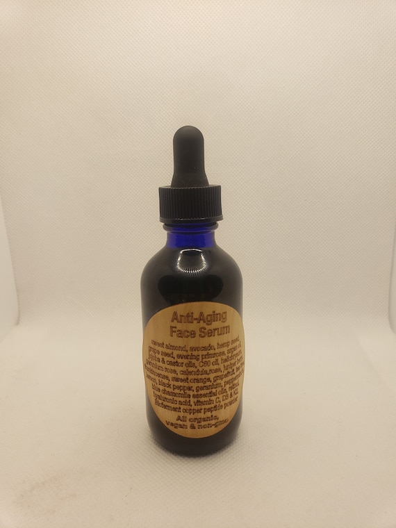 Anti-Aging Copper Peptide Collagen Boost Face Serum Organic, Vegan & Non-GMO