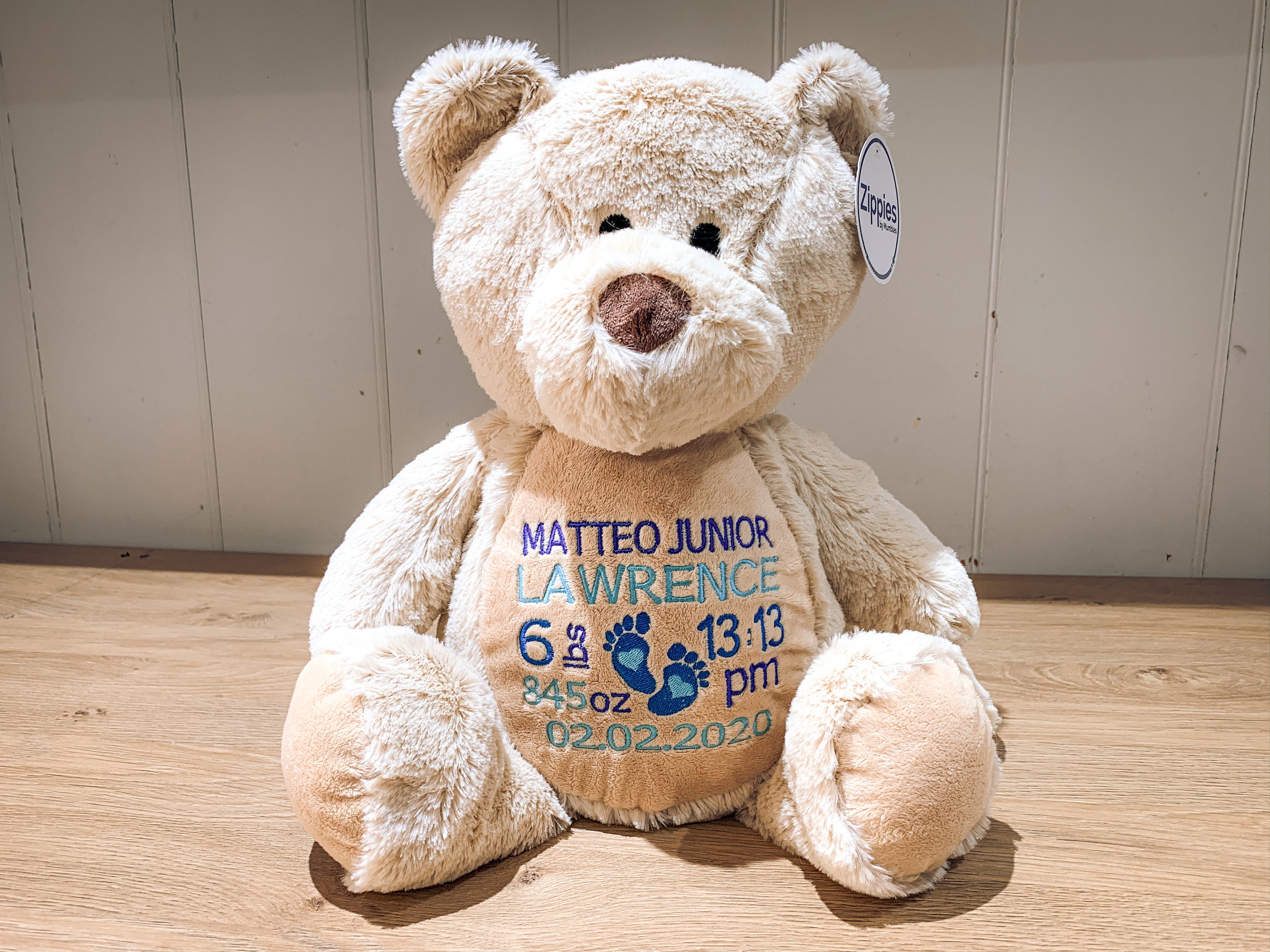 personalised soft teddy