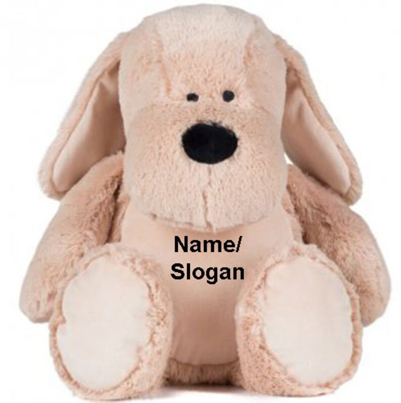 Personalised Doggy Teddy Bear Embroidered Dog Gift New Baby Etsy