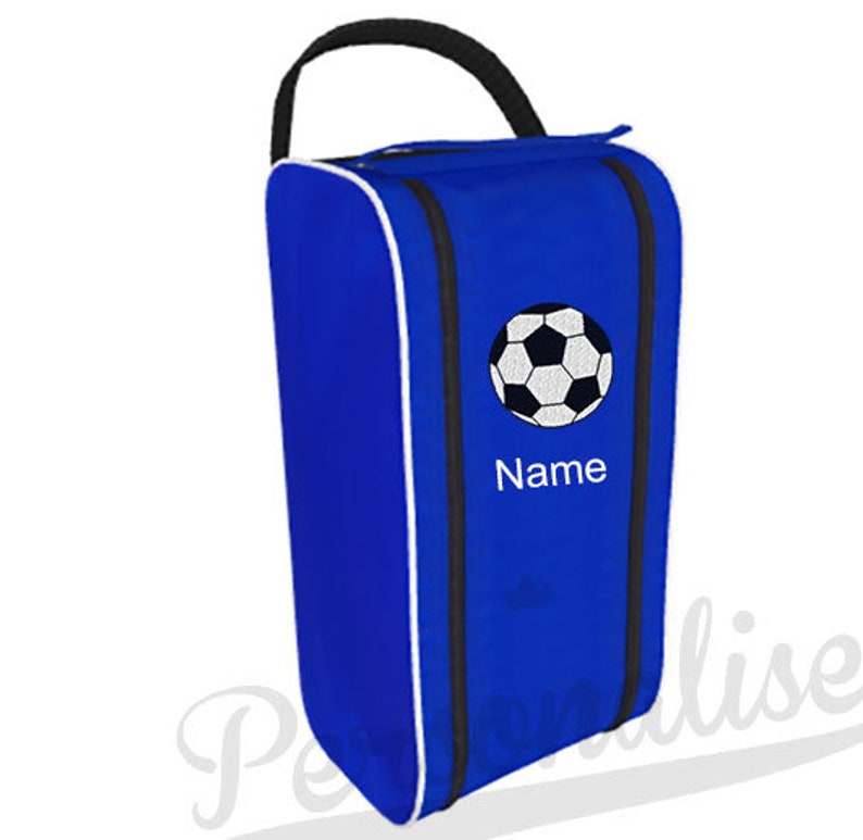 Personalised Football Boot Bag Embroidered Name Custom Etsy