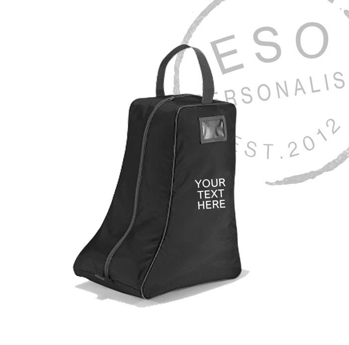 Personalised welly Boot Bag Embroidered Name Personalised Etsy