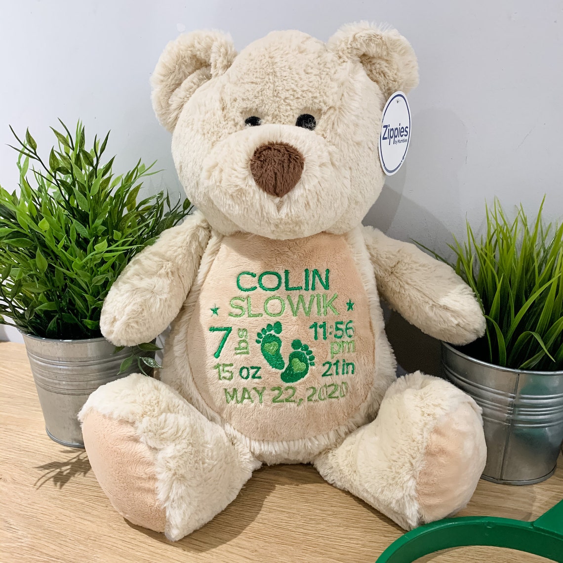 personalised-new-baby-teddy-bear-embroidered-teddy-bear-etsy