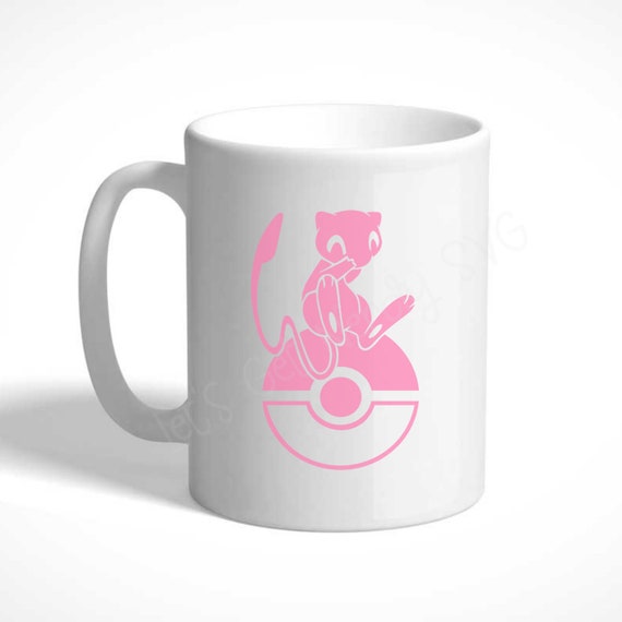 Mew With Pokeball SVG Pokemon Svg Dxf Pdf Png Jpg 