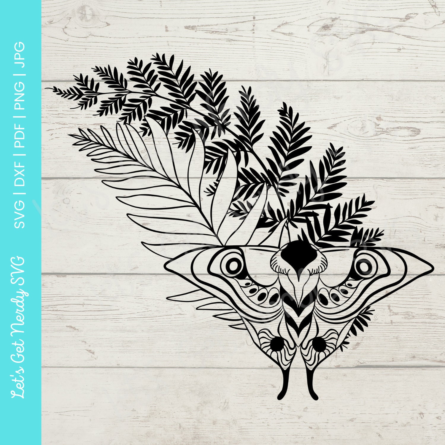 Ellie's Moth Tattoo SVG the Last of Us Part 2 Svg Dxf 