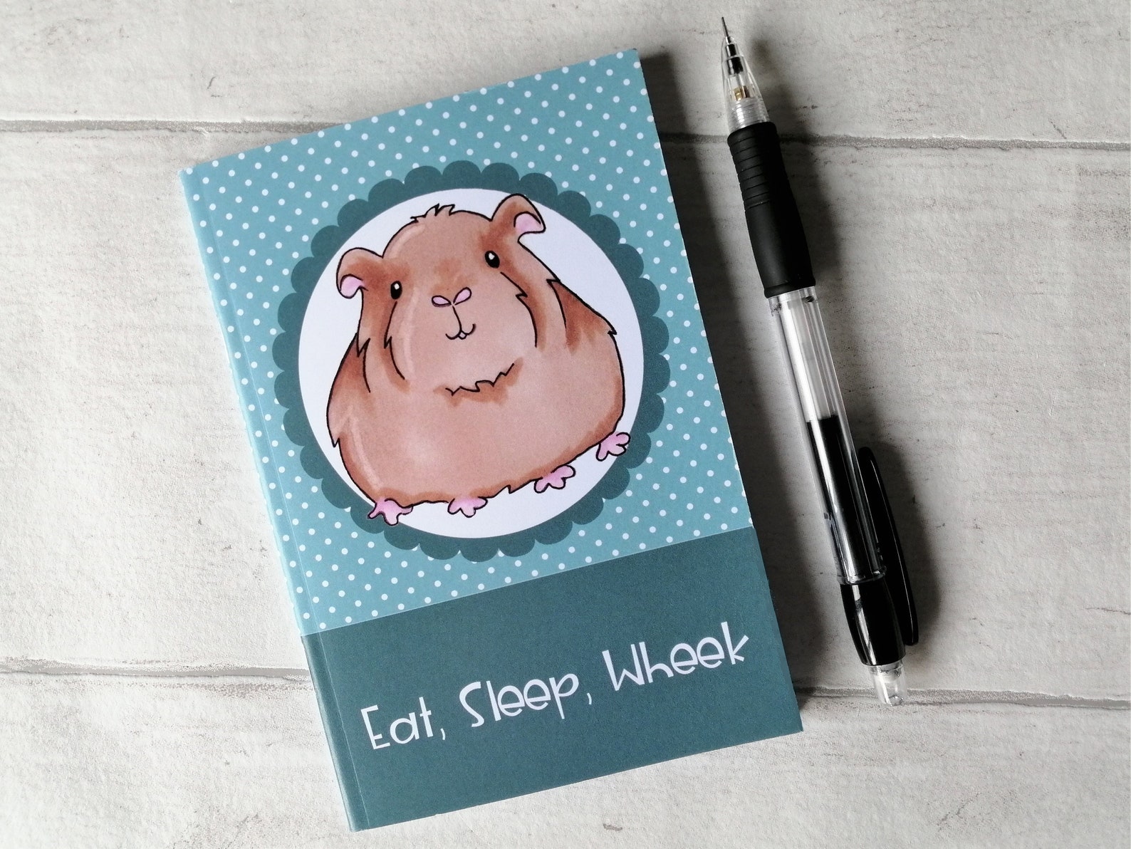 Guinea Pig Notebook Back to School Notebook Cute Notebook Etsy