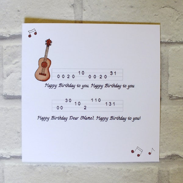 Ukulele Card, Ukulele Designs, Ukulele, Ukulele Birthday Card, Birthday Ukulele, Ukulele Birthday Wishes