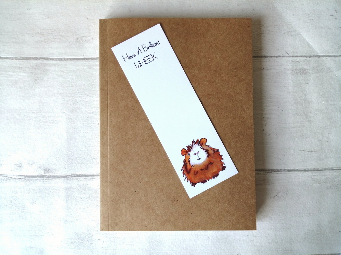 Guinea Pig Bookmark Personalised Book Lover Gift | Etsy