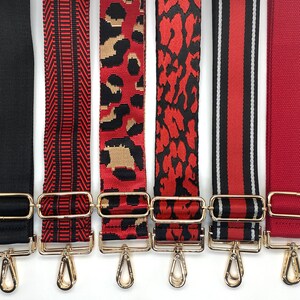 Red & Black Crossbody Strap Collection